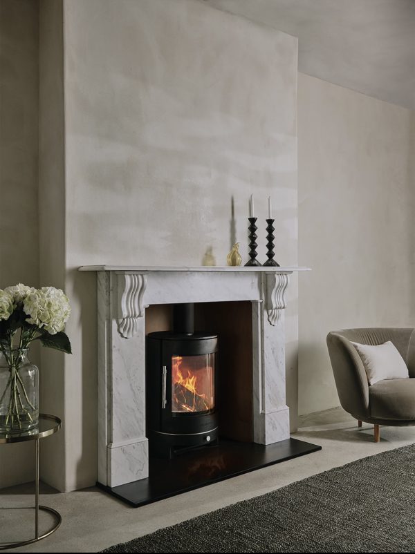 Chesney solstice 5WS series LS wood burner in black - Image 3